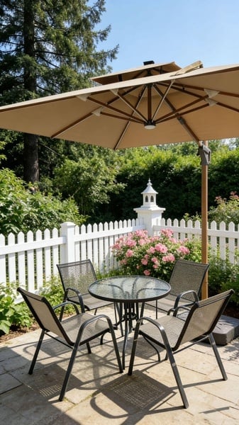 Modern Outdoor 4Seater Dining chaira and Glass Table