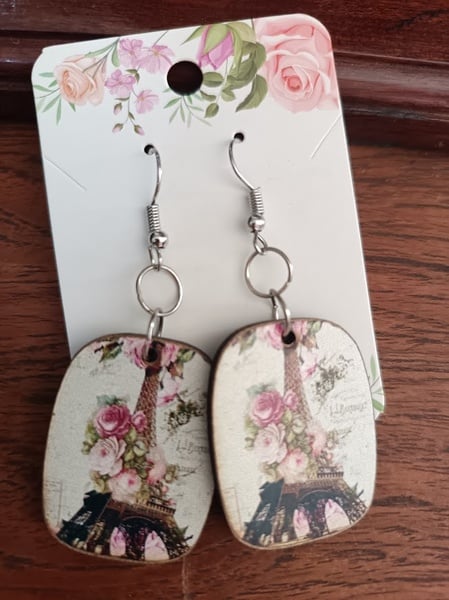 Earrings - Eifel tower 6.5cm