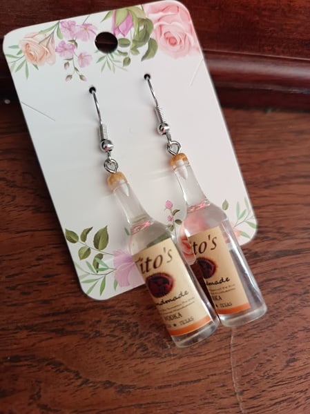 Earrings - Tito bottle 6.5cm