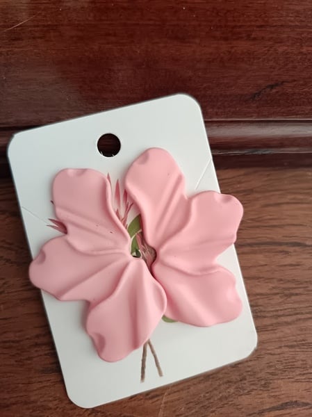 Earrings - Pink 4.5cm