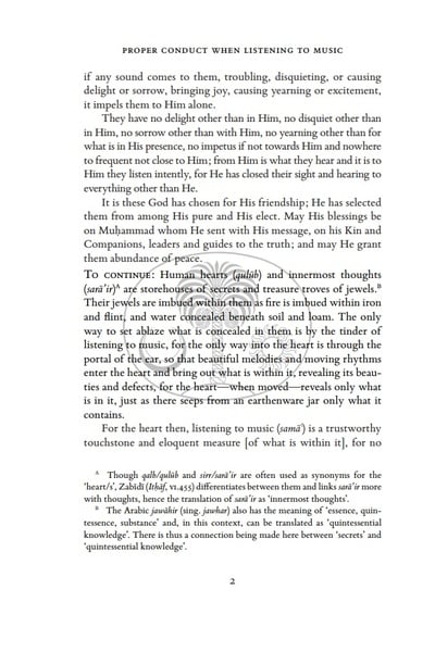 Al-Ghazali on Proper Conduct when Listening to Music and the Experience of Ecstasy