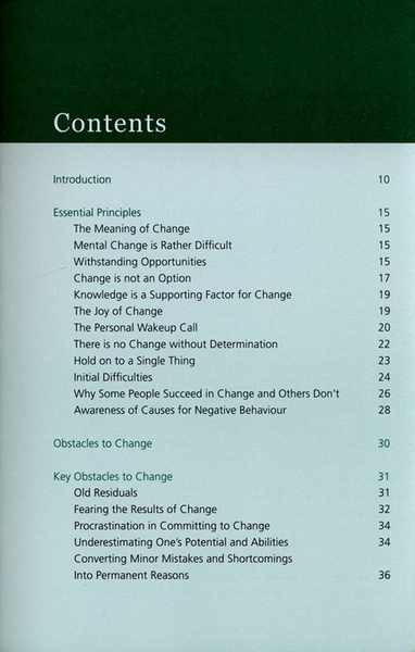 Change Or Lose: An Islamic Vision for the Principles and Methods for Personal Change