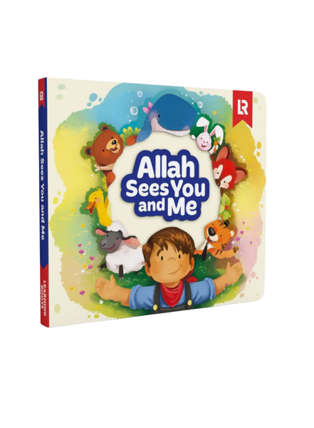 Allah Sees You and Me (Flap-Boardbook)