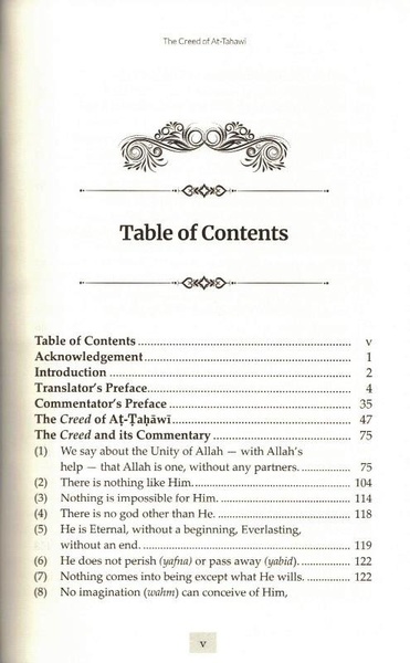 Commentary on the Creed of Imam At-Tahawi