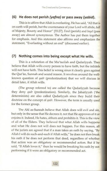 Commentary on the Creed of Imam At-Tahawi
