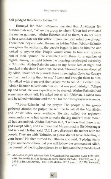 Commentary on the Creed of Imam At-Tahawi