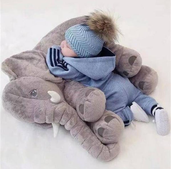 Elephant Plush Pillow | Soft and Cuddly