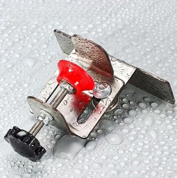 1pc Adjustable Cabinet Door Installation Tool - Stainless Steel Mounting Jig Positioner