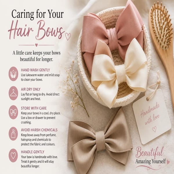 How to Care for Handmade Hair Bows: Keep Them Looking Beautiful for Longer picture