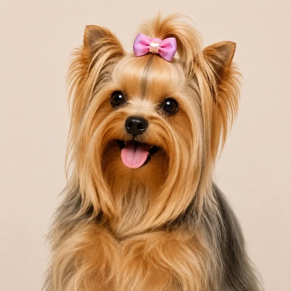 Luxury Doggy Bows for Yorkshire Terriers & Small Breeds (6-piece variety pack) picture