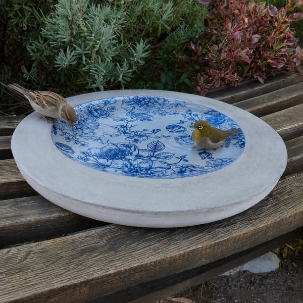 Spring Bloom Birdbath