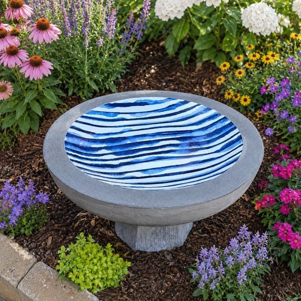 Blue Horizon Birdbath