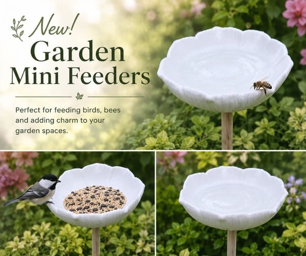Unique Handcrafted Mini Feeders