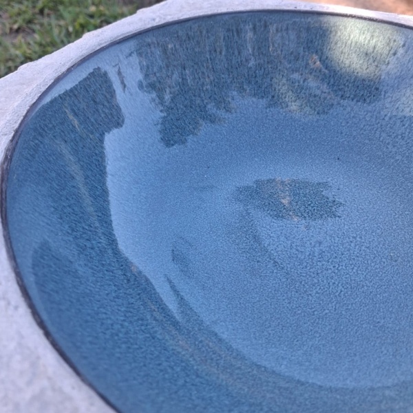 Pentagonal Jade Birdbath/Feeder