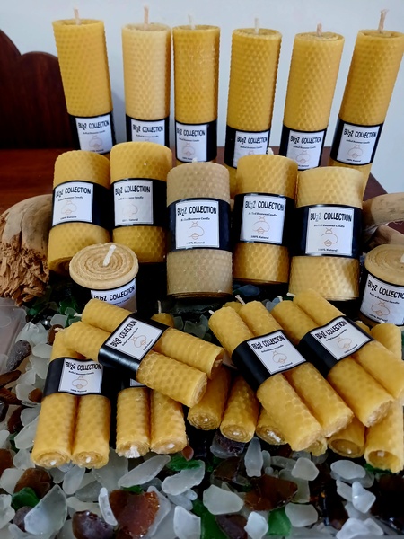 Handrolled Beeswax Candles picture
