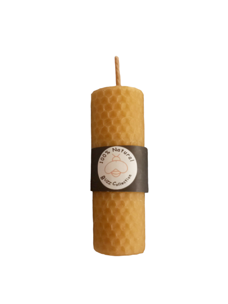 10cm Handrolled beeswax candles