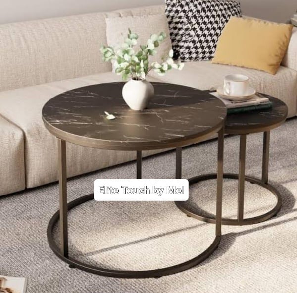 2Pcs Coffee Table