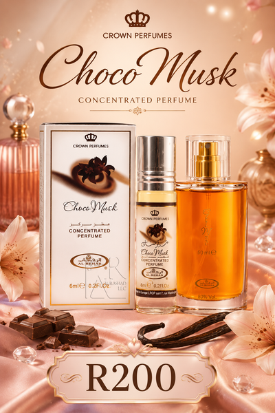 Choco musk 50 ml perfume +6 ml perfume oil
