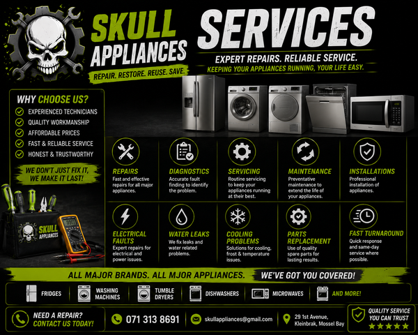 New and used appliance spare parts picture