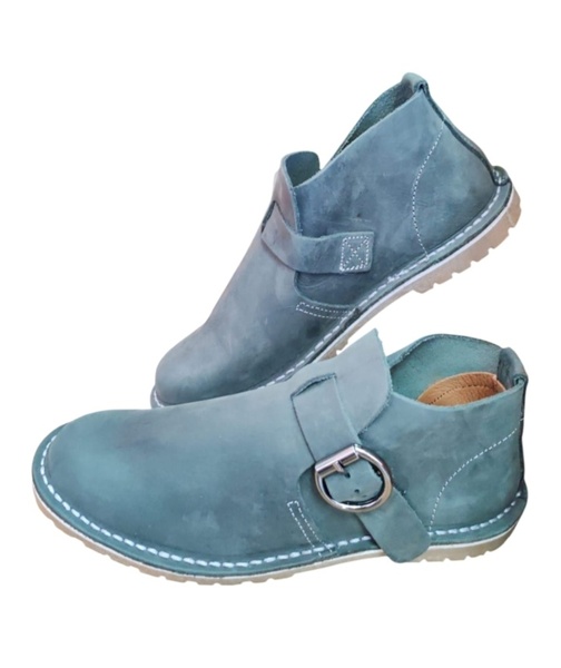 Plain Buckle Boot