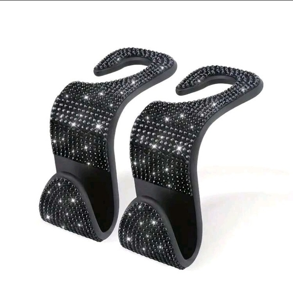 Steering wheel cover and car seat back hooks