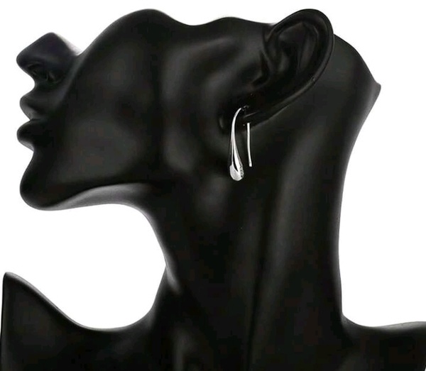 Water Drop Sterling Silver Earrings