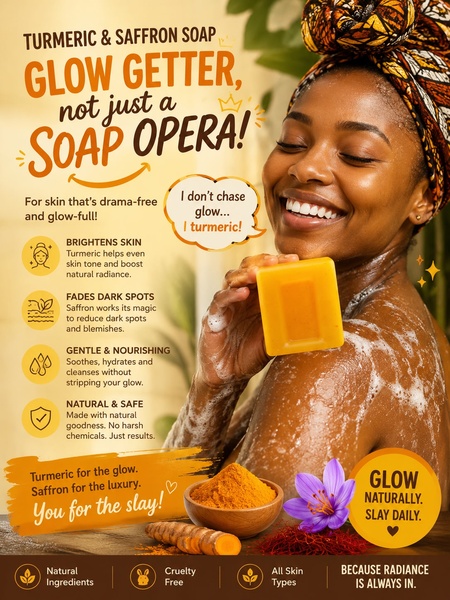 Saffron and Tumeric Soap