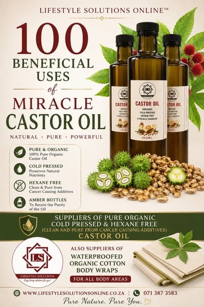 Beneficial Uses of Castor Oil PDF Booklet