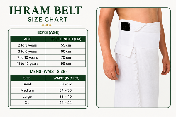 Ihram Belt (for Hajj and Umrah)
