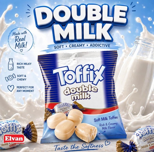 Toffix Double Milk Toffee Candy