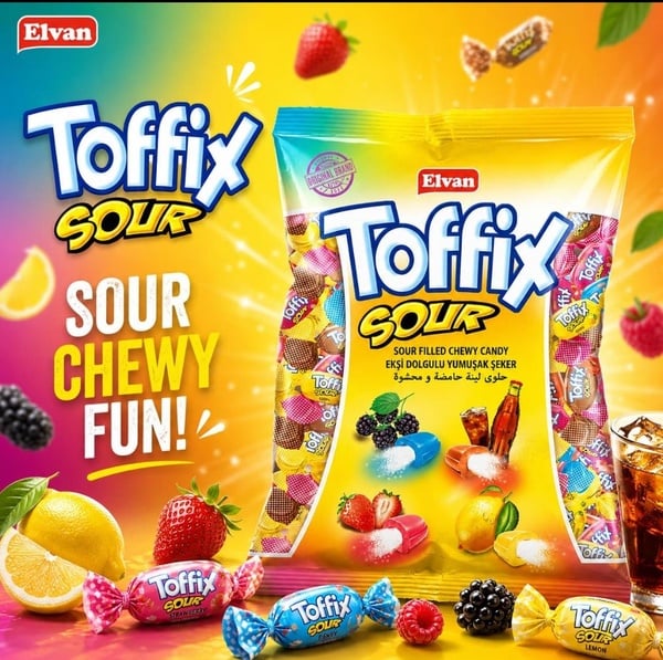 Toffix Sour Chewy Candy