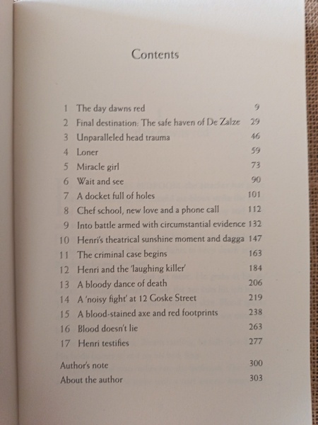 The De Zalze Murders