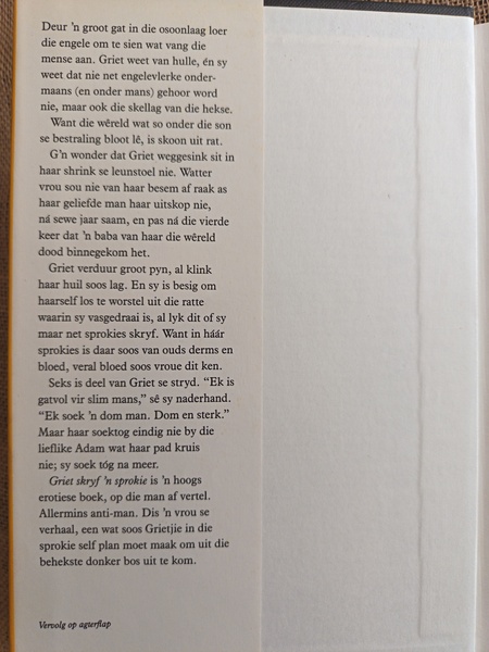 Griet Skryf 'n Sprokie