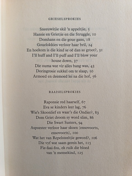 Griet Skryf 'n Sprokie