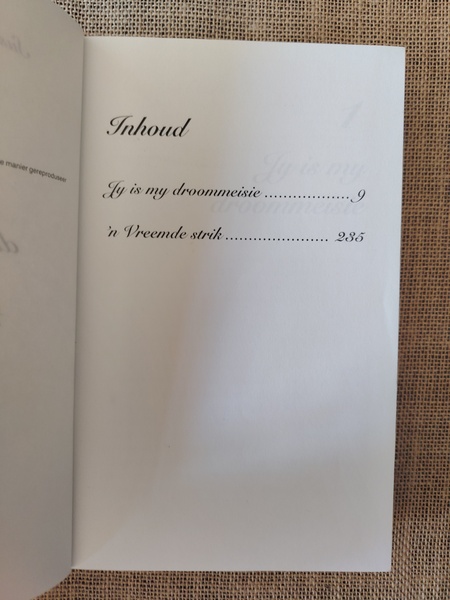 Jy is my Droommeisie / 'n Vreemde Strik