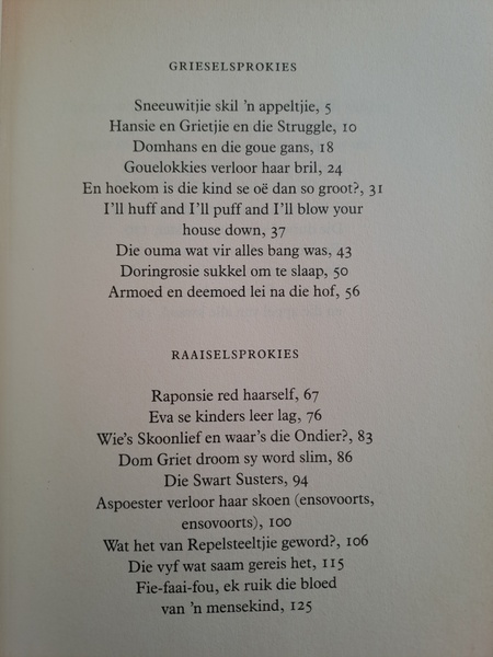 Griet Skryf 'n Sprokie
