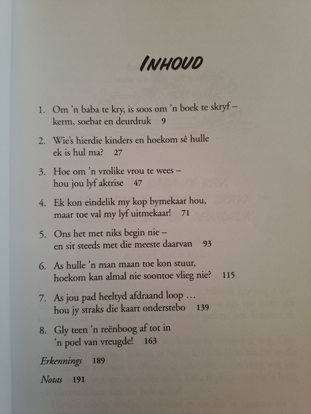 Lag-Lag Deur die Lewe van Speenoud tot Stokoud