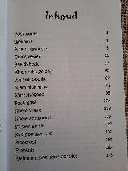 Thlik 'n Pit, Man! en Ander Pittige Kindersêgoed