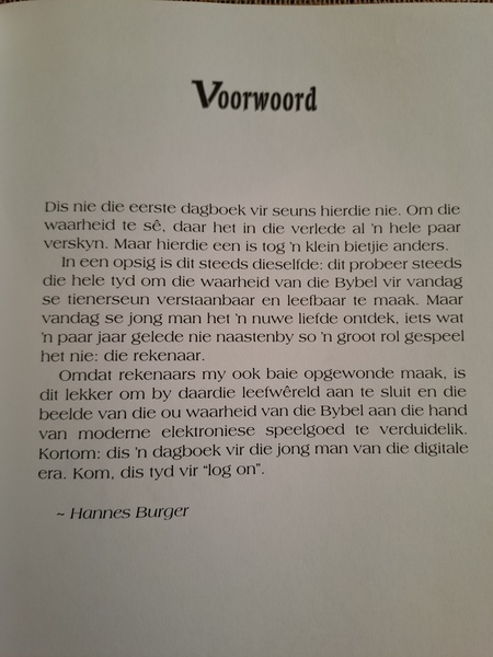 Vir Volgelinge van Jesus