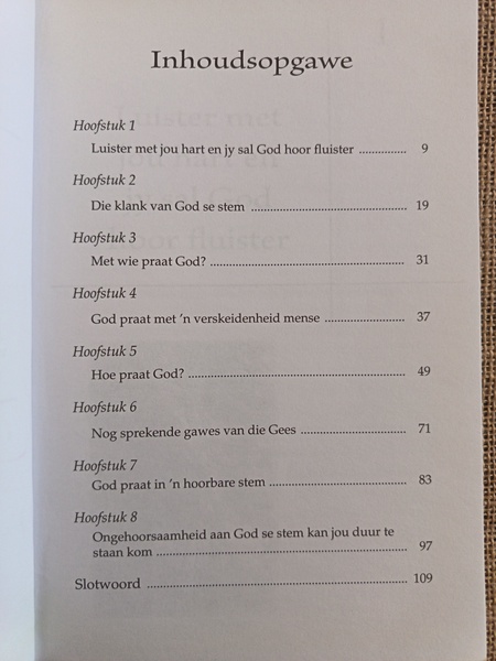 Hoe Hoor Ons God se Stem?