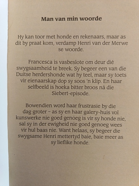 Man Van Min Woorde