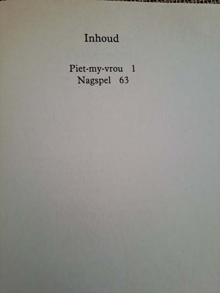 Piet-My-Vrou en Nagspel