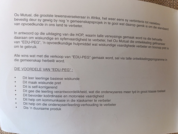 Edu-Peg