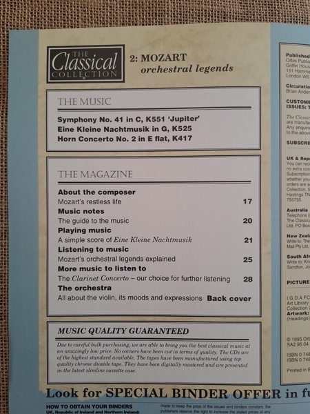 The Classical Collection 2 Mozart