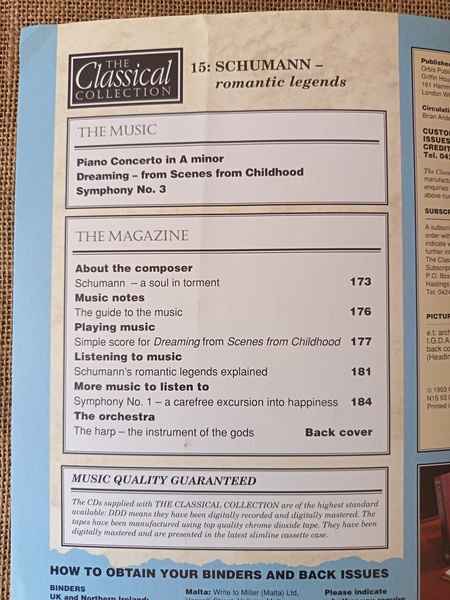 The Classical Collection 15 Schumann