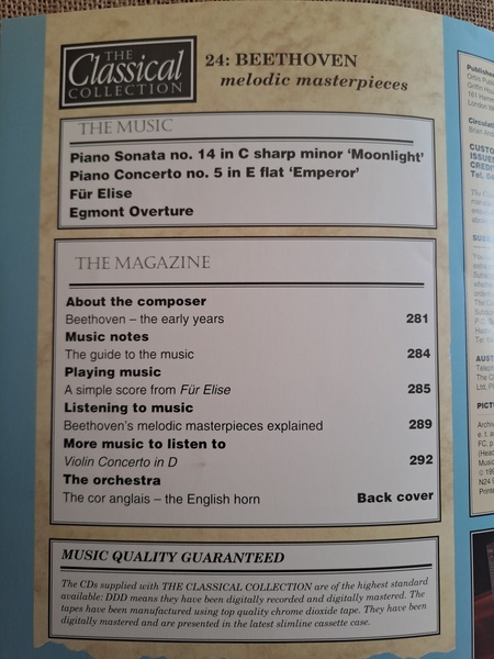 The Classical Collection 24 Beethoven