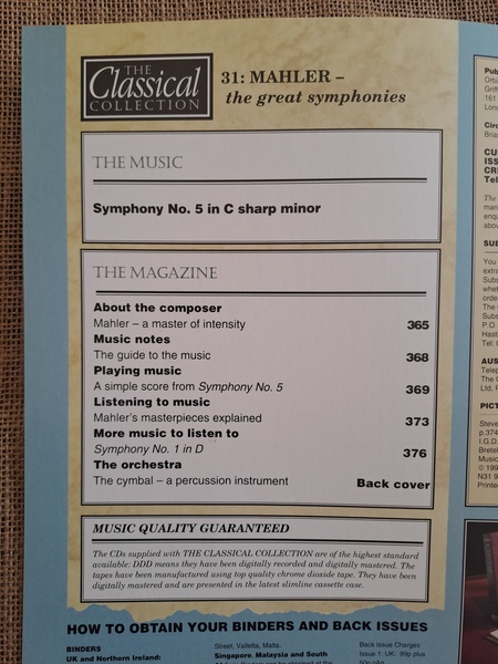 The Classical Collection 31 Mahler