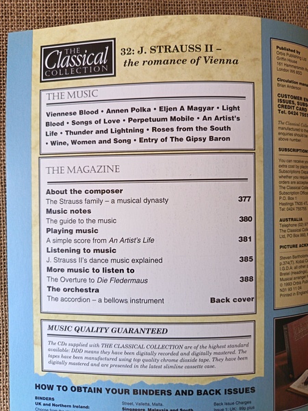The Classical Collection 32 Johann Strauss II