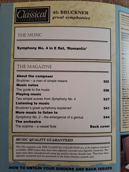 The Classical Collection 45 Bruckner