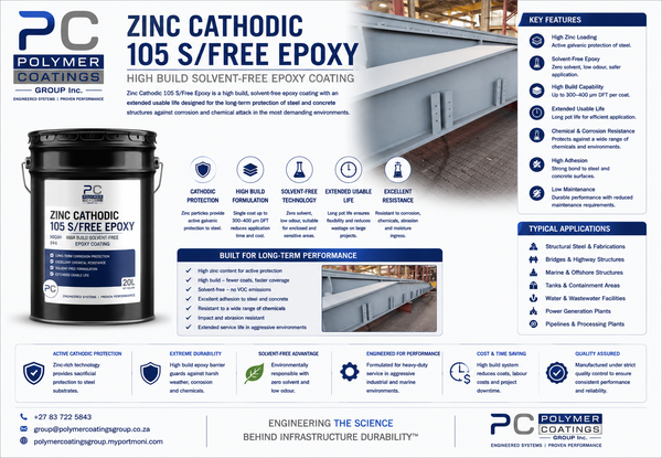 Zinc Cathodic Coating Systems - Active Cathodic Protective Zinc Rich Coating.